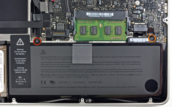 suruburi-bateria-acumulator-MacBook-Pro-13-2009-Unibody